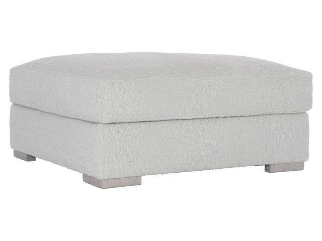 Andie Grey Fabric Bumper Ottoman - Ornate Home