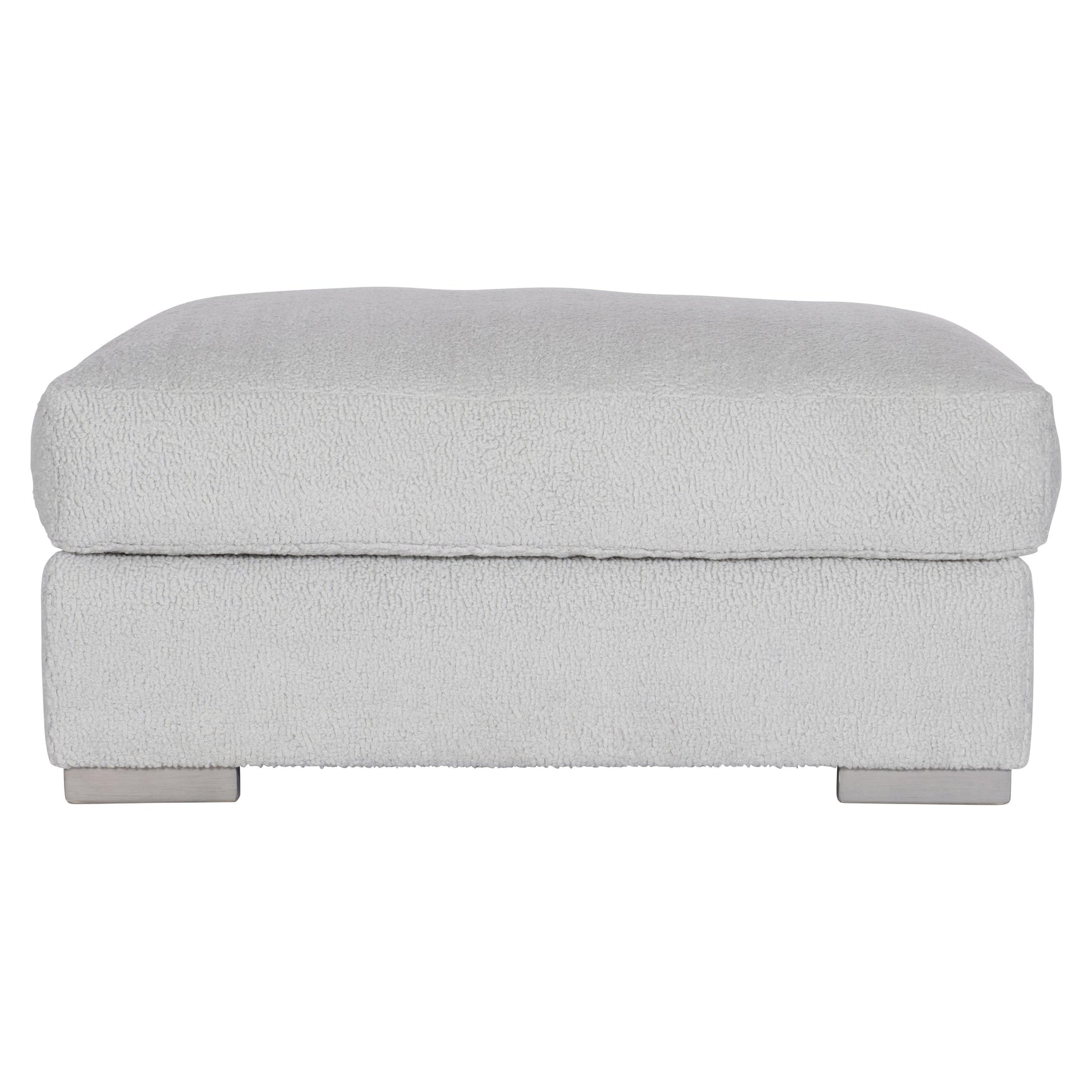 Andie Grey Fabric Bumper Ottoman - Ornate Home