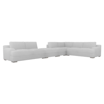 Andie Grey Fabric Sectional - Ornate Home