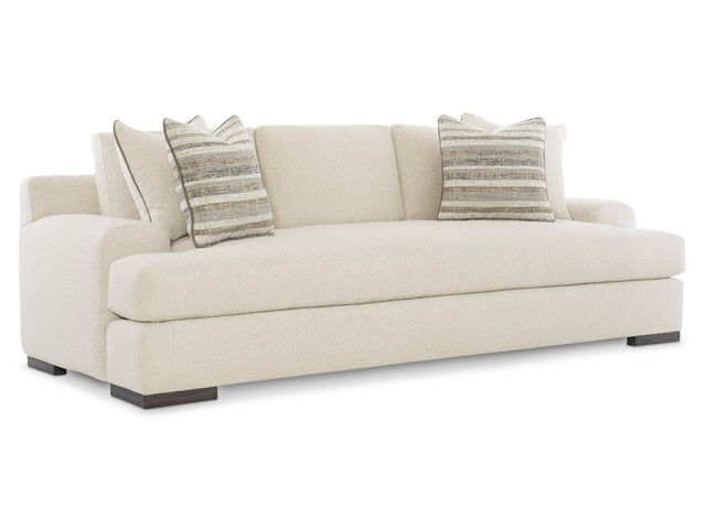 Andie White/Cream Fabric Sofa - Ornate Home