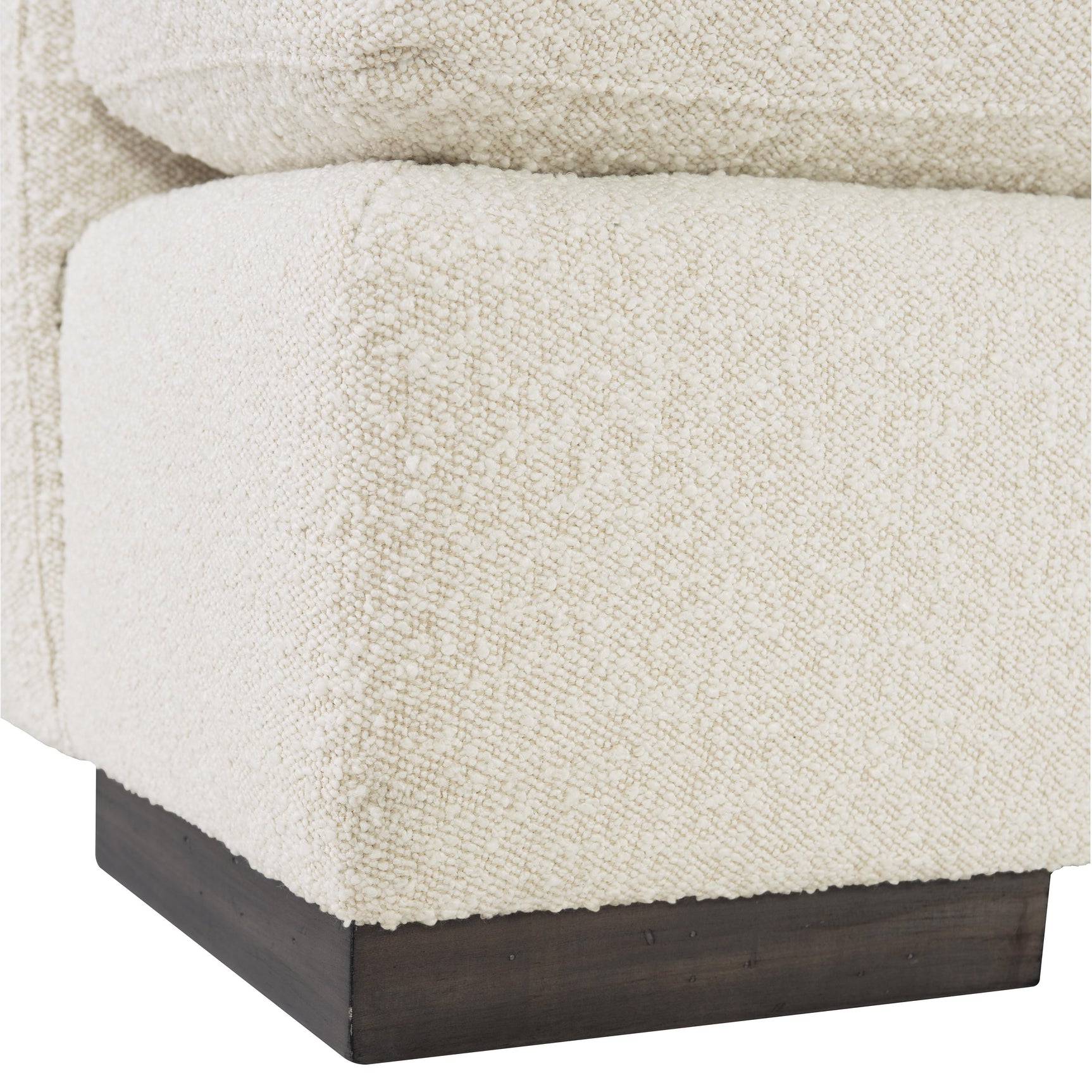 Andie White/Cream Fabric Sofa - Ornate Home