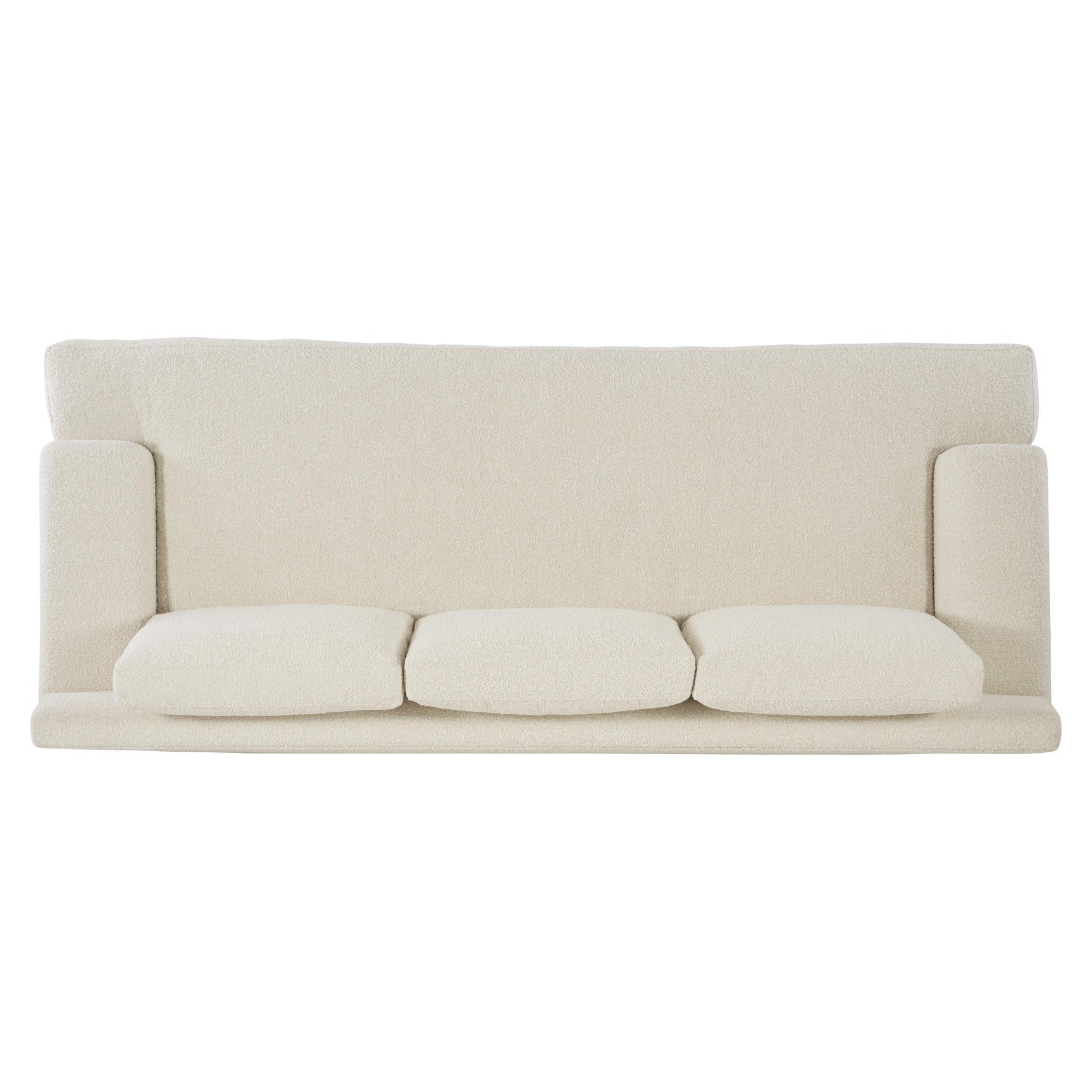 Andie White/Cream Fabric Sofa - Ornate Home