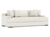 Andie White/Cream Leather Sofa - Ornate Home