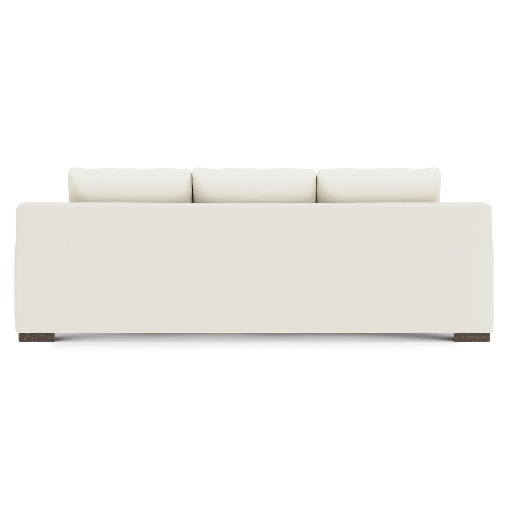 Andie White/Cream Leather Sofa - Ornate Home
