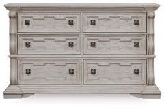 Andonhall Antique White Dresser - Ornate Home