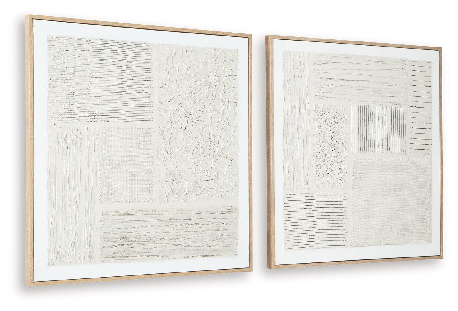 Andorfield Beige/Black/White Wall Art (Set of 2) (Online Special Price) - Ornate Home