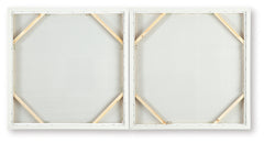 Andorfield Beige/Black/White Wall Art (Set of 2) - Ornate Home