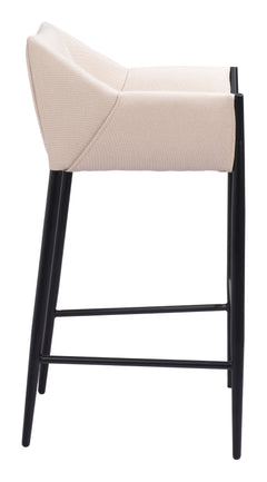 Andover Beige Barstool - Ornate Home