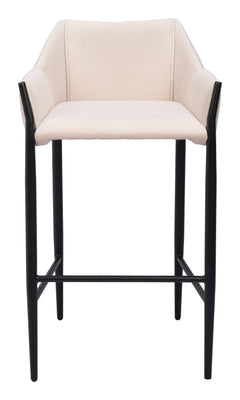 Andover Beige Barstool - Ornate Home