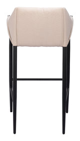 Andover Beige Barstool - Ornate Home