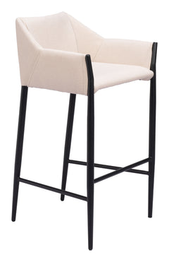 Andover Beige Barstool - Ornate Home