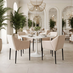 Andover Beige Dining Chair (Set of 2) - Ornate Home