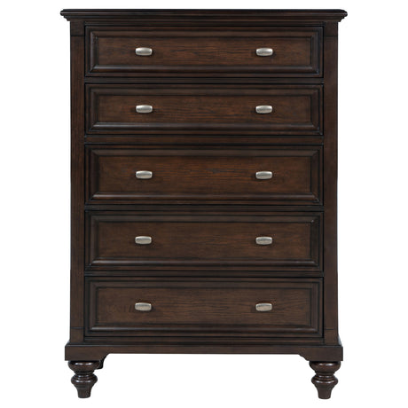 Andover Dark Oak Chest - Ornate Home