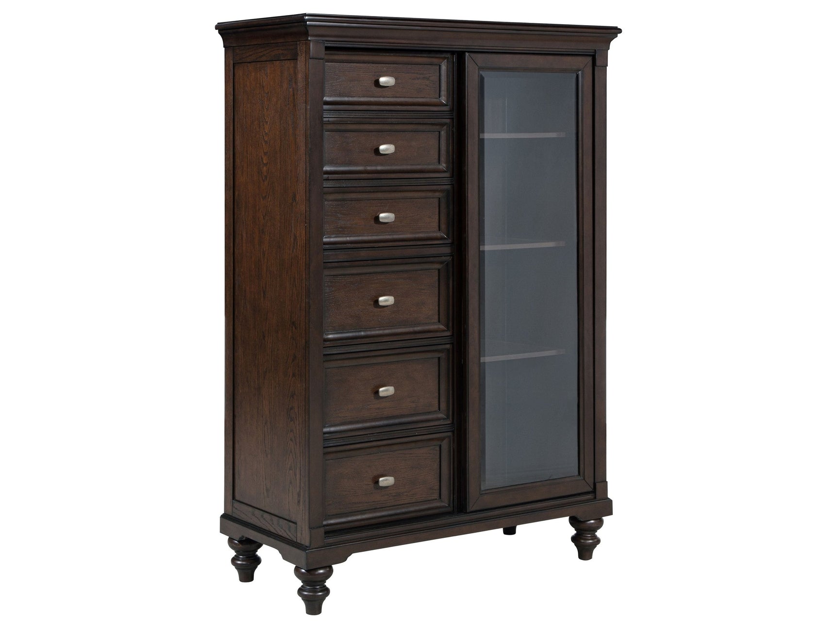 Andover Dark Oak Door Chest - Ornate Home
