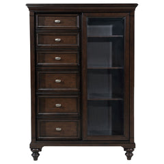 Andover Dark Oak Door Chest - Ornate Home