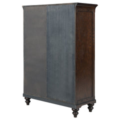 Andover Dark Oak Door Chest - Ornate Home