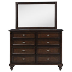Andover Dark Oak Dresser and Mirror - Ornate Home
