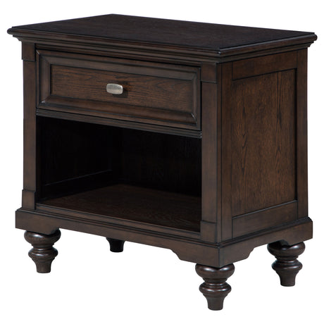 Andover Dark Oak Nightstand - Ornate Home
