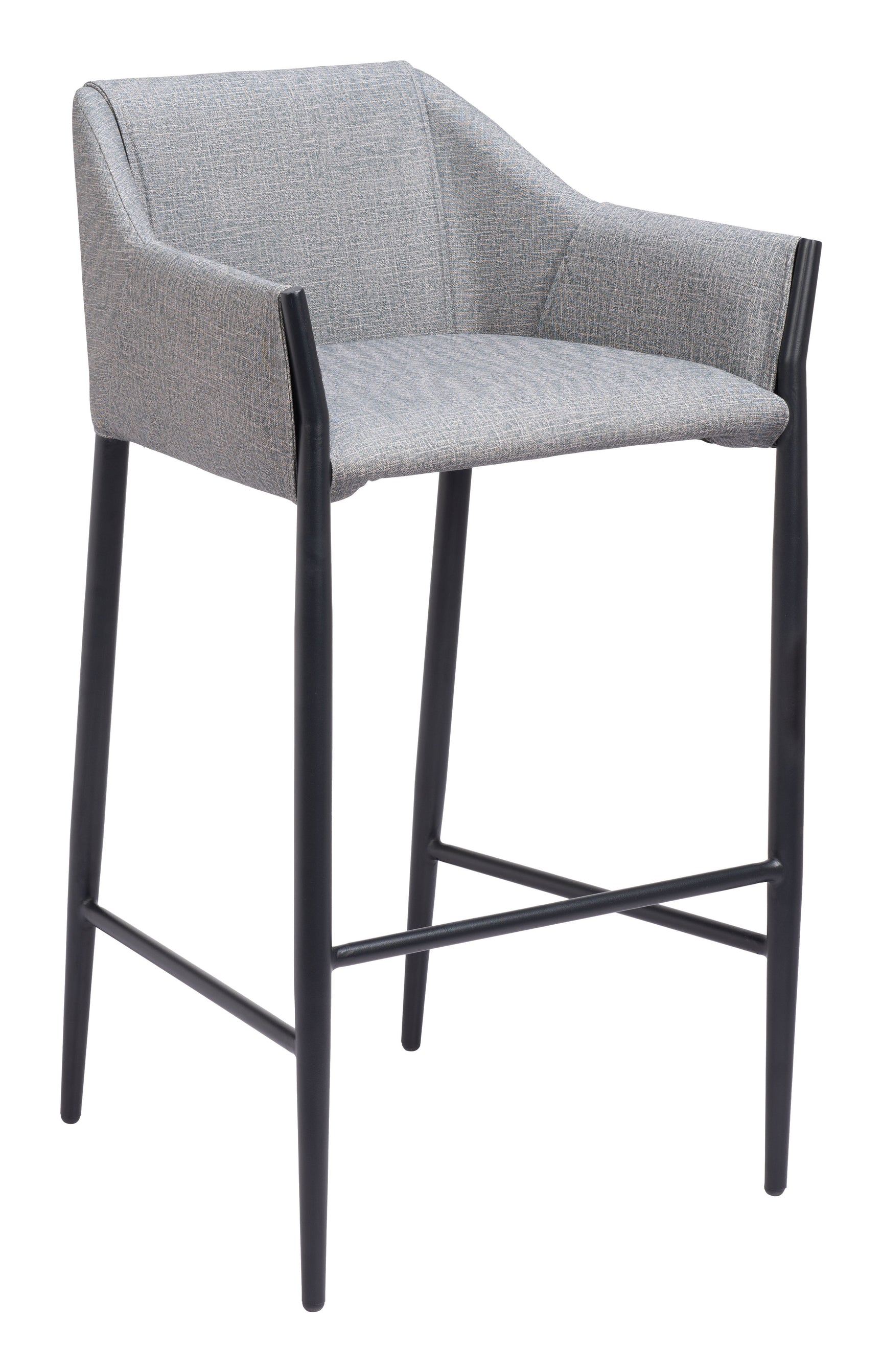 Andover Slate Gray Barstool - Ornate Home