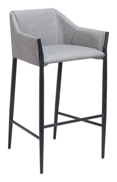 Andover Slate Gray Barstool - Ornate Home