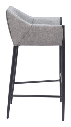 Andover Slate Gray Barstool - Ornate Home