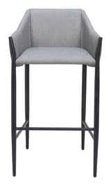 Andover Slate Gray Barstool - Ornate Home