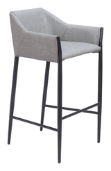 Andover Slate Gray Barstool - Ornate Home