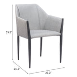 Andover Slate Gray Dining Chair (Set of 2) - Ornate Home