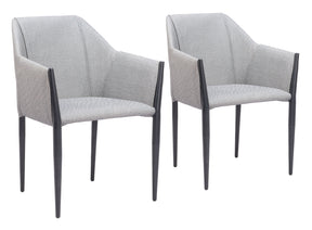 Andover Slate Gray Dining Chair (Set of 2) - Ornate Home