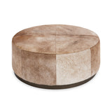 Andre Canyon Dust Round Ottoman - Ornate Home