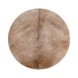 Andre Canyon Dust Round Ottoman - Ornate Home
