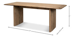 Andre Natural Desk - Ornate Home