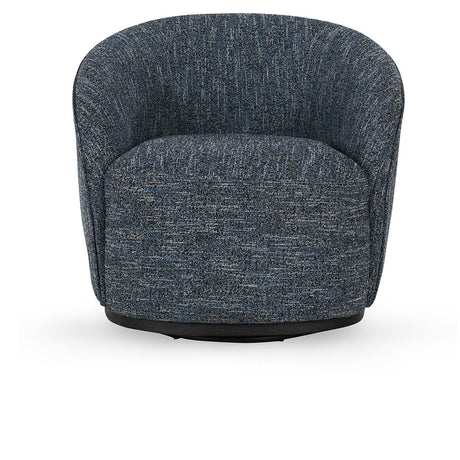 Andrea Blue Swivel Accent Chair - Ornate Home