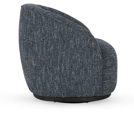 Andrea Blue Swivel Accent Chair - Ornate Home