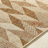 Andrea Burnt Sienna Outdoor Area Rug - Ornate Home