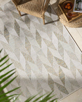 Andrea Ivory Outdoor Area Rug - Ornate Home