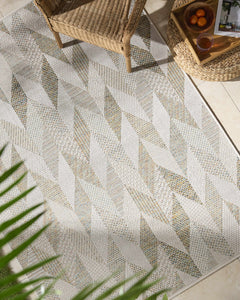 Andrea Ivory Outdoor Area Rug - Ornate Home