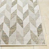 Andrea Ivory Outdoor Area Rug - Ornate Home