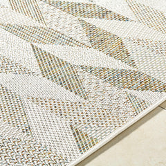Andrea Ivory Outdoor Area Rug - Ornate Home