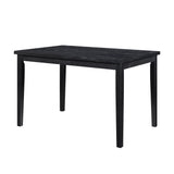 Andreas Black Dining Table - Ornate Home