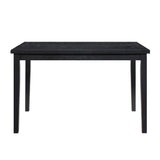 Andreas Black / Gray 5-piece Dinig Table Set - Ornate Home