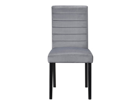 Andreas Gray/Black Side Chair (Set of 2) - Ornate Home