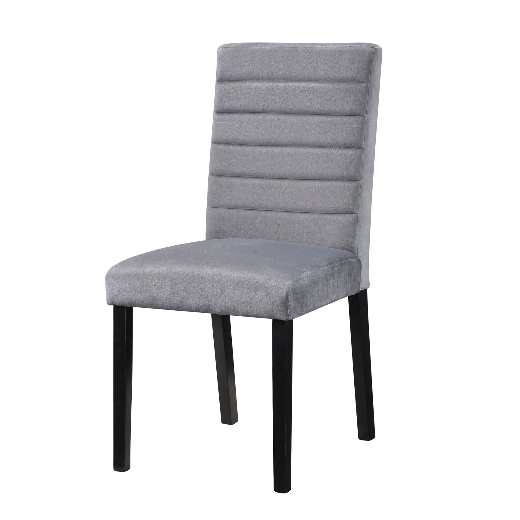 Andreas Gray/Black Side Chair (Set of 2) - Ornate Home