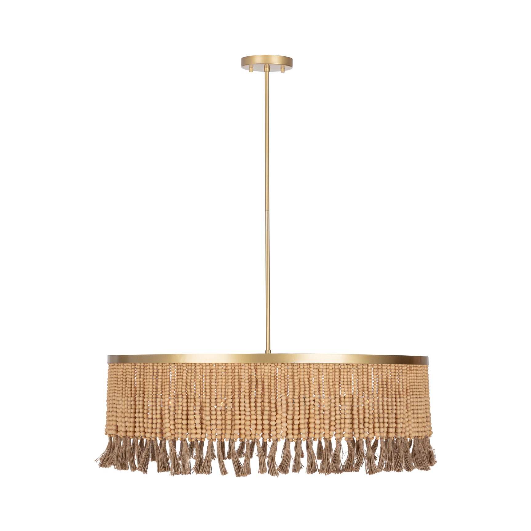 Andren Pendant Natural/Gold Pendant Lamp - Ornate Home