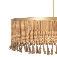 Andren Pendant Natural/Gold Pendant Lamp - Ornate Home
