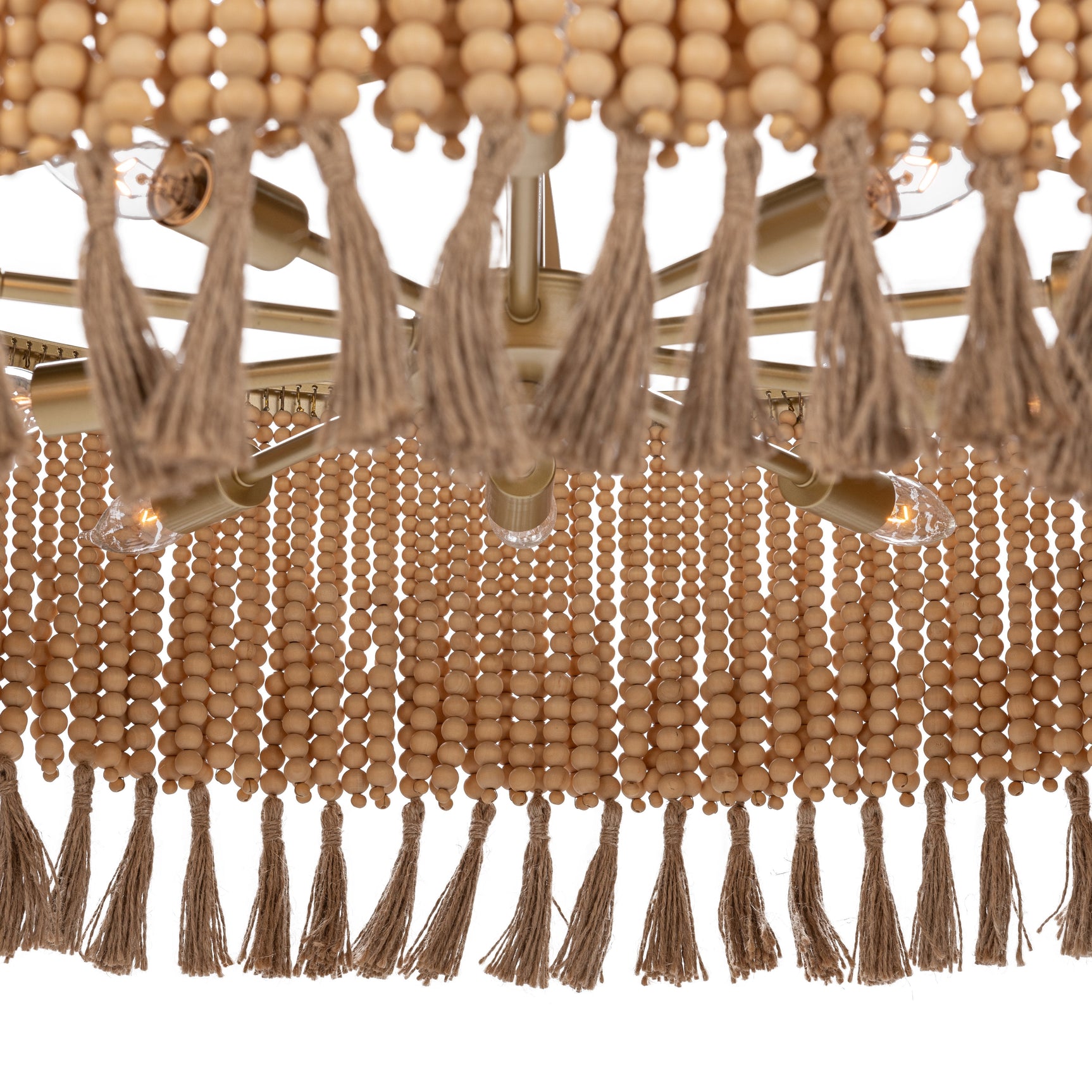 Andren Pendant Natural/Gold Pendant Lamp - Ornate Home