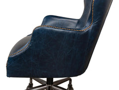 Andrew Jackson Blue Desk Chair - Ornate Home