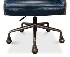 Andrew Jackson Blue Desk Chair - Ornate Home