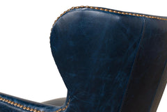 Andrew Jackson Blue Desk Chair - Ornate Home