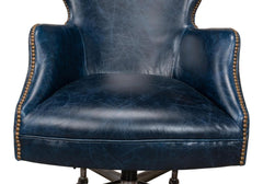 Andrew Jackson Blue Desk Chair - Ornate Home